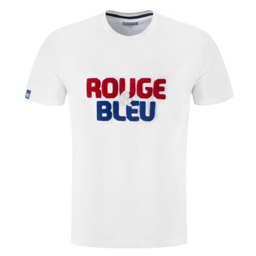 T-shirt -Rouge & Bleu- Blanc Mixte - Olympique Lyonnais