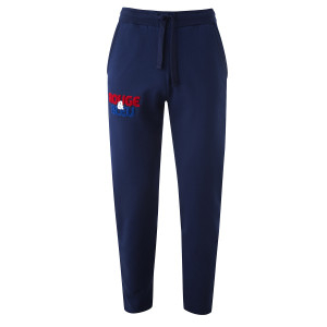 Pantalon de survêtement -Rouge & Bleu- Bleu Marine Mixte