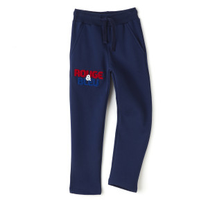 Pantalon de survêtement -Rouge & Bleu- Bleu Marine Junior