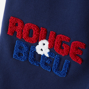 Pantalon de survêtement -Rouge & Bleu- Bleu Marine Junior - Olympique Lyonnais