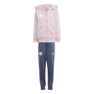 Girl's Pink and Blue 3S SHINY Tracksuit Set