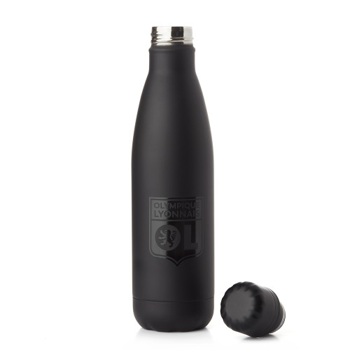 Bouteille Isotherme Noire Olympique Lyonnais