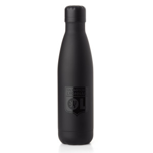 Bouteille Isotherme Noire Olympique Lyonnais