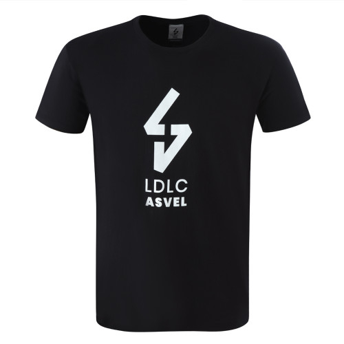 T-Shirt Big Logo LDLC ASVEL Noir Mixte - Olympique Lyonnais