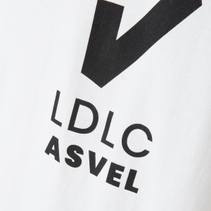 T-Shirt Big Logo LDLC ASVEL Blanc Mixte - Olympique Lyonnais