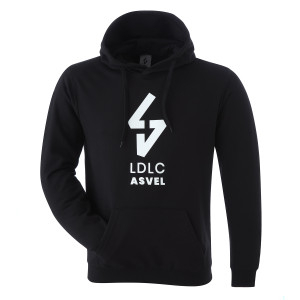 Unisex LDLC ASVEL Big Logo Black Sweatshirt