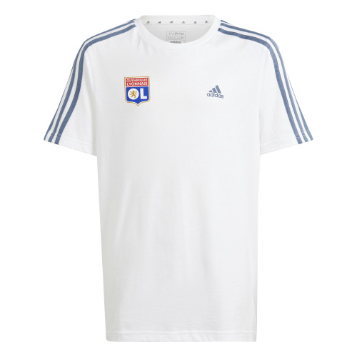 T-Shirt 3S Blanc Fille - Olympique Lyonnais