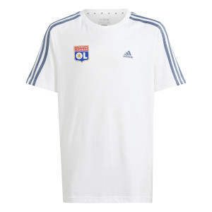 Girl's White 3S T-Shirt - Olympique Lyonnais