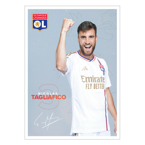 Poster Tagliafico 23-24 - Olympique Lyonnais