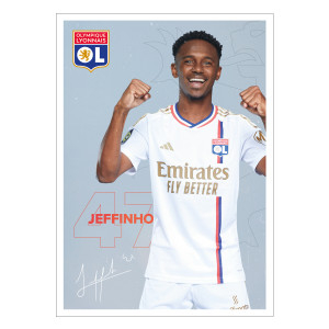 Poster Jeffinho 23-24 - Olympique Lyonnais