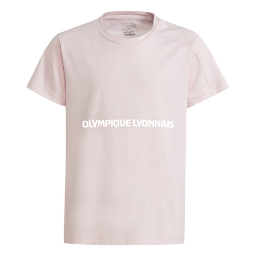 Girl's Pink BL T-Shirt - Olympique Lyonnais