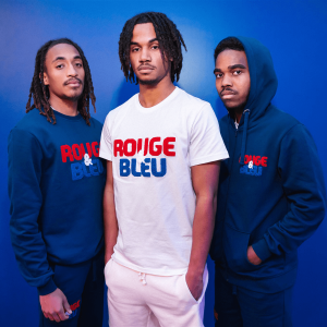 T-shirt -Rouge & Bleu- Blanc Junior - Olympique Lyonnais
