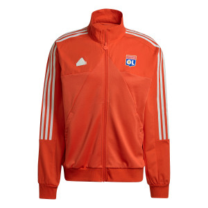 Men's Red TIRO Jacket - Olympique Lyonnais