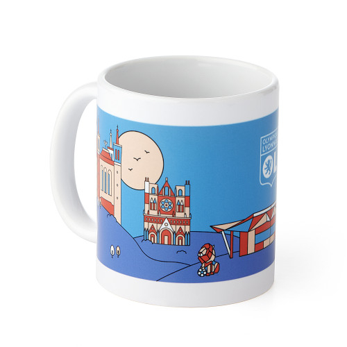 Mug -Colors of Lyon- Olympique Lyonnais
