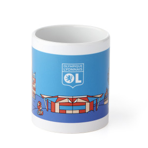 Mug -Colors of Lyon- Olympique Lyonnais