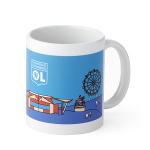 Mug -Colors of Lyon- Olympique Lyonnais