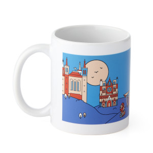 Mug -Colors of Lyon- Olympique Lyonnais