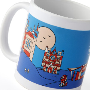 Mug -Colors of Lyon- Olympique Lyonnais