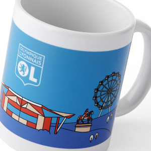 Mug -Colors of Lyon- Olympique Lyonnais