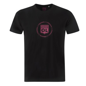 T-Shirt OL Féminin Noir Mixte
