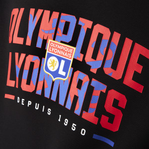 Sweat à capuche Unity Noir Mixte - Olympique Lyonnais