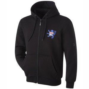 Veste à capuche Unity Noire Mixte - Olympique Lyonnais