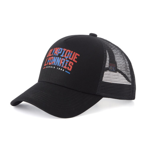 Unisex Unity Black Cap - Olympique Lyonnais