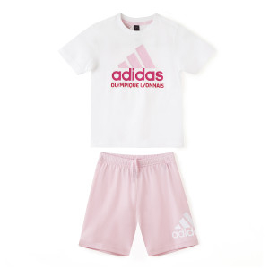 Girl's White and Pink BL Set