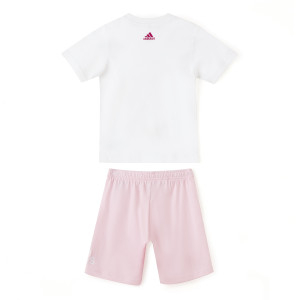 Girl's White and Pink BL Set - Olympique Lyonnais