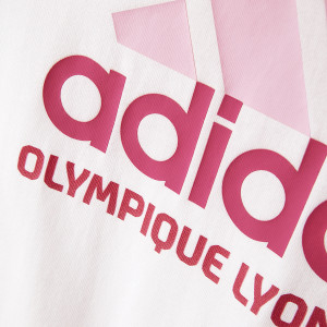 Ensemble T-Shirt - Short BL Blanc et Rose Fille - Olympique Lyonnais