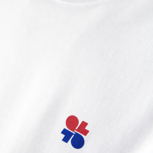 Unisex White OL Mirror T-Shirt - Olympique Lyonnais