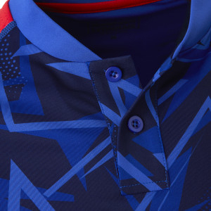 Men's Training Strike Navy Blue Polo - Olympique Lyonnais