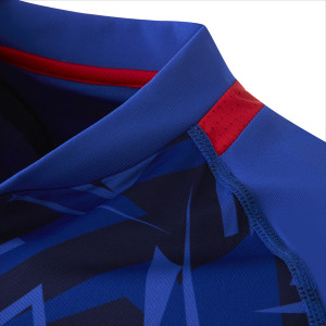 Men's Training Strike Navy Blue Polo - Olympique Lyonnais