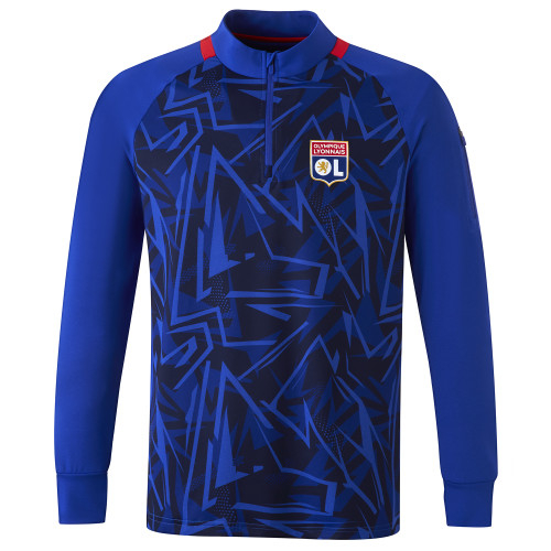 Sweatshirt Training Strike Bleu Marine Homme - Olympique Lyonnais