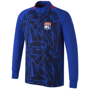 Men's Training Strike Navy Blue Sweatshirt - Olympique Lyonnais