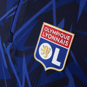 Men's Training Strike Navy Blue Sweatshirt - Olympique Lyonnais