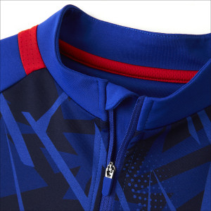 Junior's Training Strike Navy Blue Sweatshirt - Olympique Lyonnais