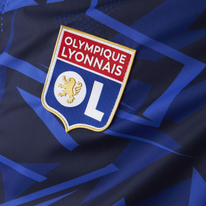 Men's Training Strike Navy Blue Wind Breaker - Olympique Lyonnais