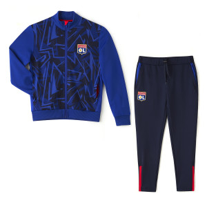 Junior's Training Strike Navy Blue Tracksuit Set