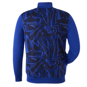 Men's Training Strike Navy Blue Tracksuit Set - Olympique Lyonnais