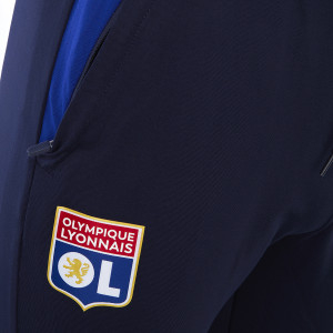 Men's Training Strike Navy Blue Tracksuit Set - Olympique Lyonnais