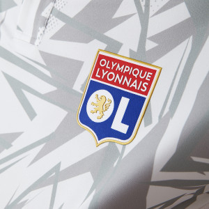 Men's Training Strike White Polo - Olympique Lyonnais
