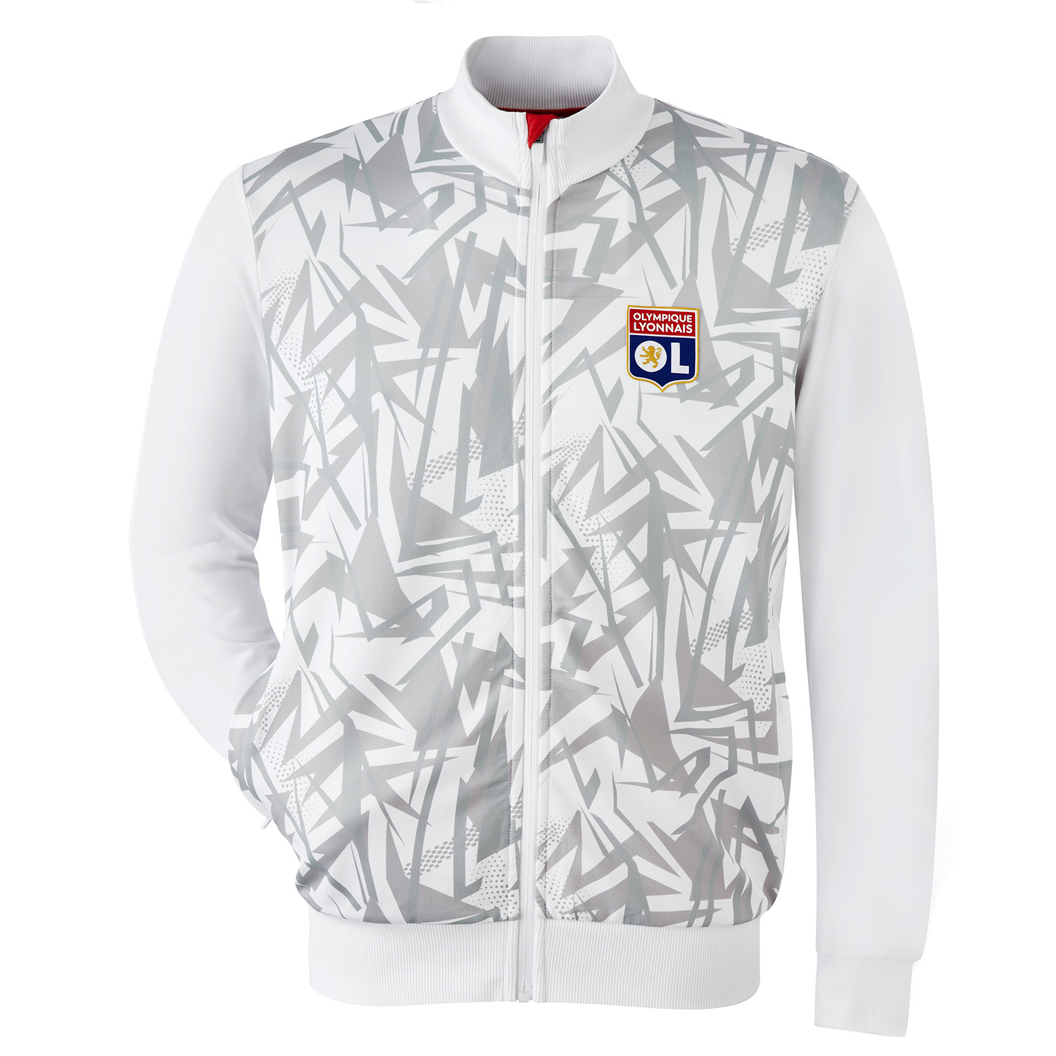 Veste à capuche Training Strike Bleu Marine Homme - Olympique Lyonnais