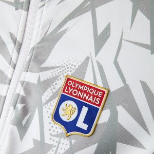 Junior's Training Strike White Jacket - Olympique Lyonnais