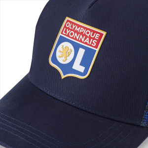 Casquette Training Strike Bleu Marine Junior - Olympique Lyonnais