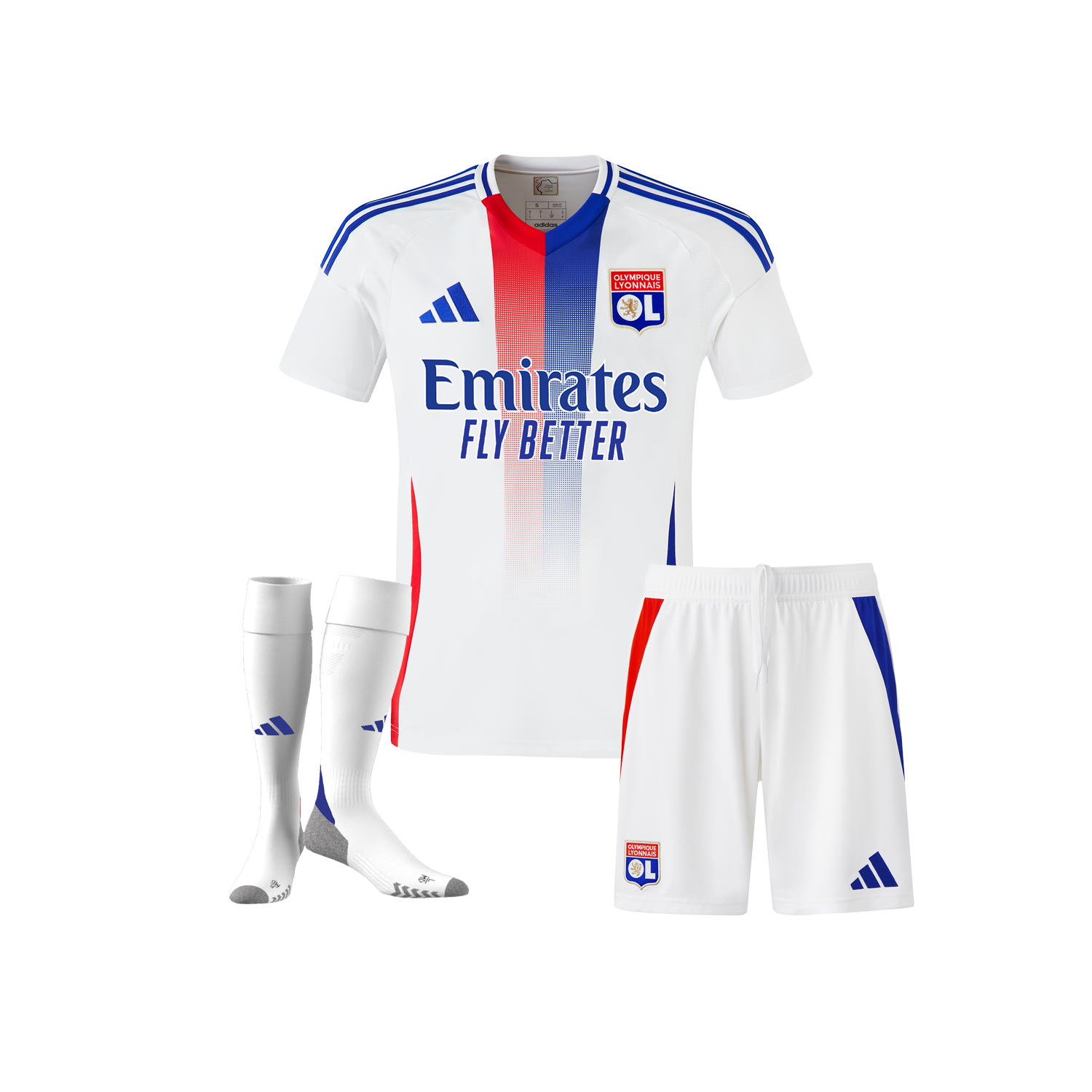 Pack Tenue Domicile Homme 24-25 - Olympique Lyonnais