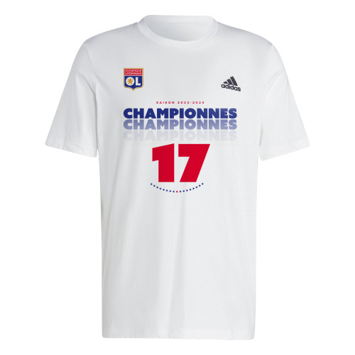23-24 Olympique Lyonnais Féminin Championnes T-Shirt