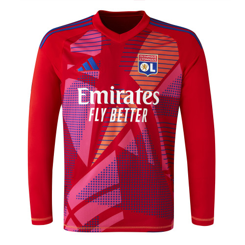 24-25 Men's Goalkeeper Red Jersey - Olympique Lyonnais