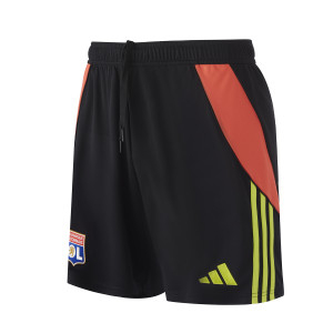 24-25 Men's Goalkeeper Black Shorts - Olympique Lyonnais