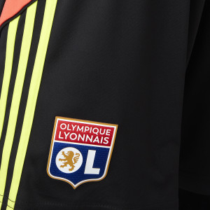 24-25 Men's Goalkeeper Black Shorts - Olympique Lyonnais